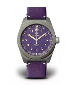 Formex Field Automatic Ultra Violet Bolgheri Violet Leather Strap 0660.1.6593.799