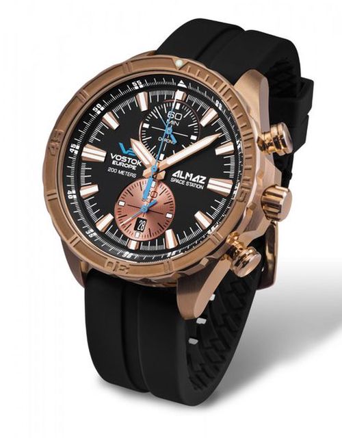 Vostok Europe Almaz Bronze Line 6S11/320O266 - Silikonový řemínek